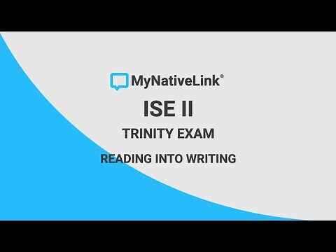 TRINITY B2 (ISEII) READING INTO WRITING TASK