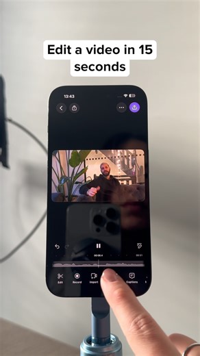 Did you know you can edit a full video in seconds by pressing just one button? No timelines. No trimming clips manually. No overthinking. Here’s how it works. • Record your video in Detail • Tap Auto Edit That’s it. Detail instantly: • Edits your full video • Creates short clips from different topics you talked about • Adds captions automatically • Applies zoom cuts for a dynamic feel • Includes background music All your edits are ready to post right away. Want to tweak things a bit? You still c