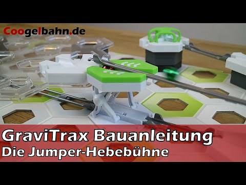 GraviTrax Bauanleitung: Die JUMPER-HEBEBÜHNE | Schienen anheben und Kugeln starten | coogelbahn.de