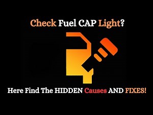 TOP 6 CAUSES OF CHECK FUEL CAP LIGHT & DIY FIXES! 🔧
