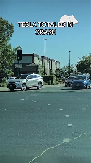 Tesla Totaled in Dramatic Crash