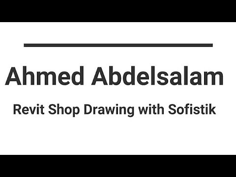 03-Revit ShopDrawing Flat Slab with Sofistick شوب دروينج للبلاطات الفلات سلاب علي ريفيت بالسوفستيك
