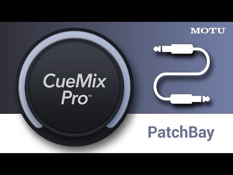 CueMix Pro Patchbay: how to make connections