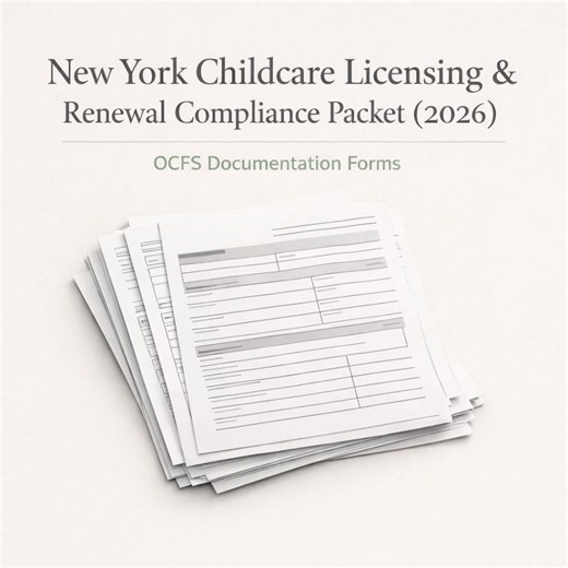 Printable NYS Childcare Licensing & Renewal Compliance Packet (2026) | OCFS Forms | Daycare Documentation - Etsy Australia