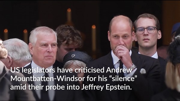 Epstein probe: US legislators criticise Andrew 'silence' after interview request