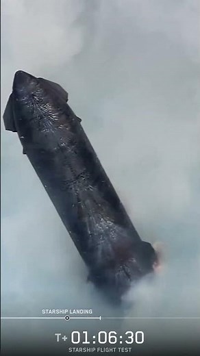SpaceX Starship 12 Rocket Erupts Into Massive Fireball Explosion During Ocean Splash Down #shorts
