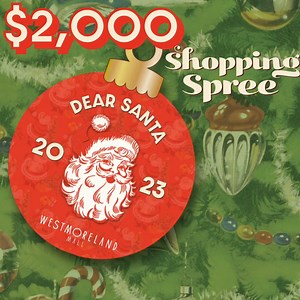 Have you visited with Santa yet?  It won't be long until he returns to the North Pole! Be sure to visit by December 15th and snag a free ornament and an entry into the Dear Santa Giveaway! Santa is making one lucky visitor's wish list come true with a $2,000 shopping spree! ️   Details & Rules: https://bit.ly/3TfkJC8 | Westmoreland Mall | Facebook