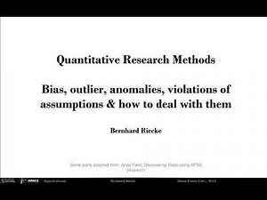 What to do about outliers and violations of assumptions in quantitative research?