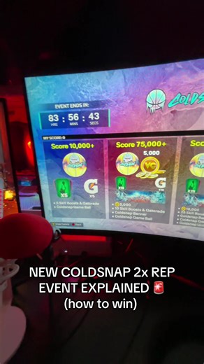 Win Big at the New Cold Snap 2x Rep Event