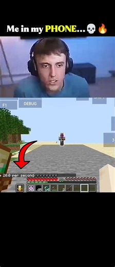 MOBILE vs PC Player Aura++ Moment..💀🔥#shorts #minecraft #viral