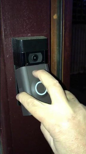 Remove a stiff or stuck ring doorbell 2 faceplate cover , how to easy video