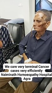 We care very terminal Cancer cases very efficiently Naiminath Homoeopathy Hospital, Agra | Pradeep Kumar