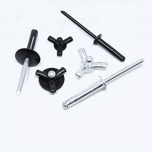 [Hot Item] Aluminum Tri Fold Exploding Rivets Anodized Black Trifold Blind Rivet