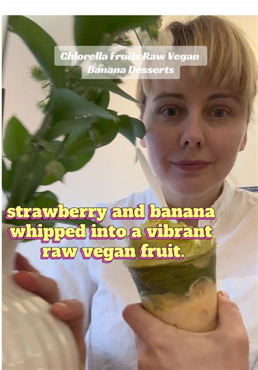 Chlorella, soursop, passion fruit, mango, strawberry, and banana blended into vibrant raw vegan ice cream in NYC. Fruit-based frozen desserts made only from real fruit and superfoods — dairy-free, gluten-free, and with no refined sugar or artificial dyes. Clean, colorful, and naturally sweet vegan desserts. #rawveganicecream #nycvegan #fyp #vegandesserts @Happy zoe vegan bakery