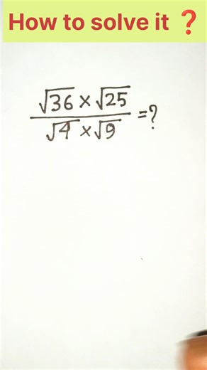 A Simple Square Root Math l #maths #mathstricks #mathsolutions #squareroot
