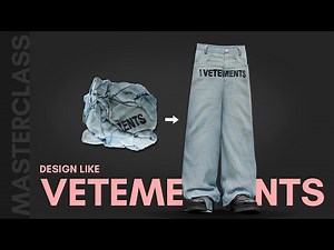 Design Like Vetements (Baggy Jeans) | CLO3D Absolute Beginner Tutorial
