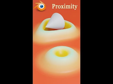 Geometry Nodes - Attribute Proximity in Blender 2.9