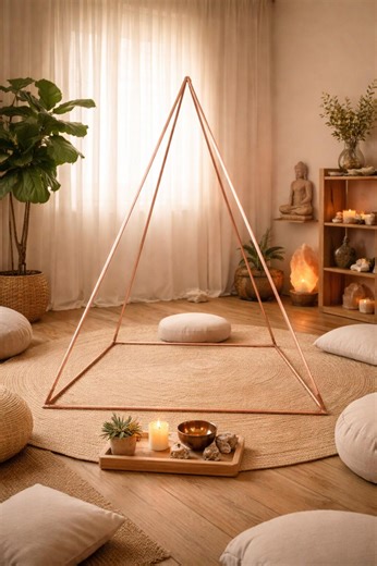 Nubian Style Copper Meditation Pyramid - Etsy