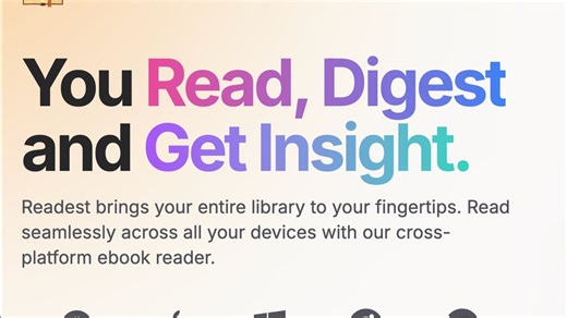 开源无广告的多端同步电子书阅读器！