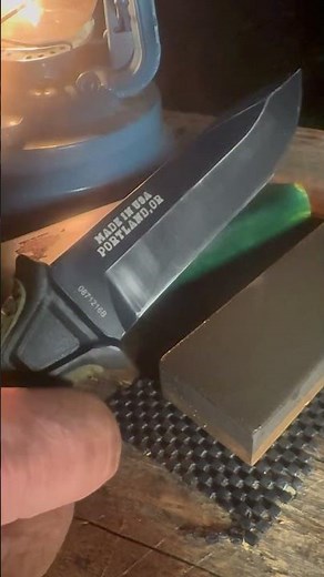 Knife Sharpening - Gerber Strongarm!