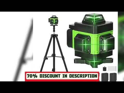 A must-have product! 4D 16 Line Laser Level 3° 200 ft. Range IP54 Protection ±1/9 inch Accuracy Ve