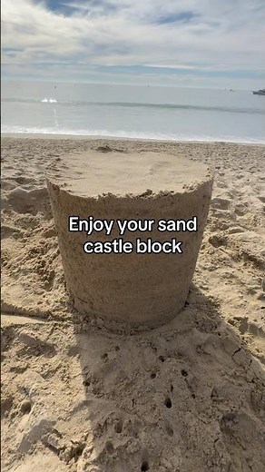 How to make a proper sand castle block