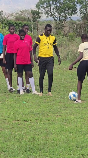 Kangole Girls Training Session with Coach Komakech