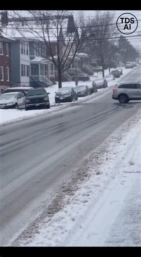 Cars Slide Out of Control on Icy Pennsylvania Roadway as Winter Conditions Worsen Video footage recorded in Pennsylvania shows hazardous winter conditions causing multiple vehicles to lose traction and slide across an icy roadway. The video captures cars braking and swerving with little effect as ice-covered pavement makes stopping and steering difficult. Several vehicles can be seen drifting toward the shoulder or into other lanes before coming to rest at awkward angles, forcing traffic to slow