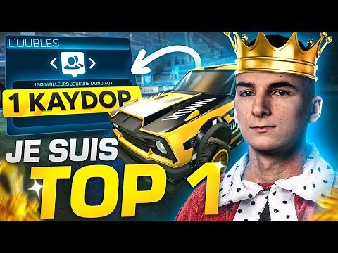 JE SUIS TOP 1 MONDE EN RANKED SUR ROCKET LEAGUE !! | Kaydop