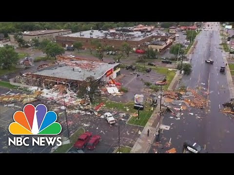 Drone Footage Shows Extent Of Sioux Falls Tornado Damage | NBC News