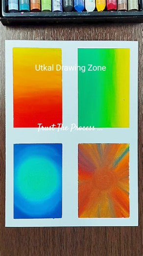 🌠✨Blending Soft Pastels Perfectly(Beginners Secret)#shorts #art #oilpastels #utkaldrawingzone