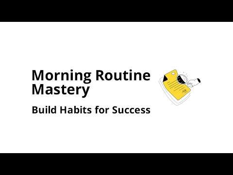 How to create a morning routine