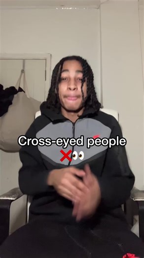 Cross-eyed people ❌👀 #fyp #funny #viral #crosseyes #sc_official100