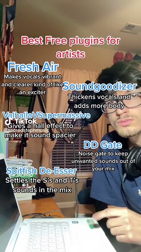 Here are the best free plugins. #undergroundmusic #flstudio #bandlab #vocalpreset #plugins #yeat #sofaygo #playboicarti #musiciansoftiktok #rapper