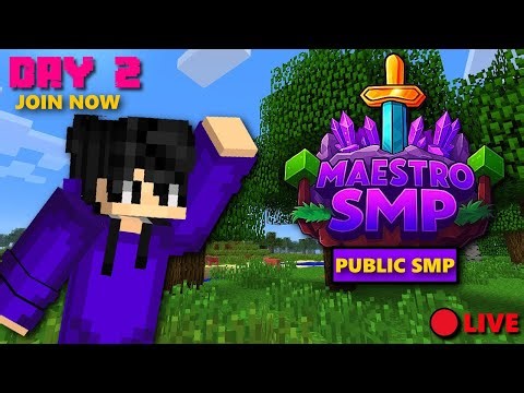🌍 Maestro SMP is LIVE! | Public Minecraft SMP | Java & Bedrock Crossplay | Join Now!