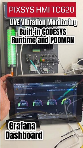 This HMI runs CODESYS + Node-RED + Grafana simultaneously 🤯