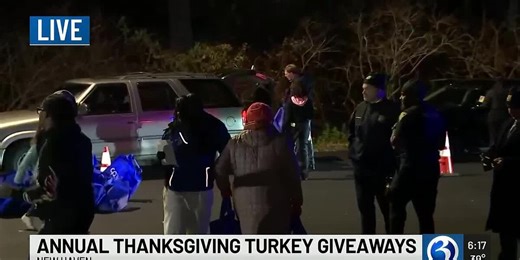 Annual Thanksgiving turkey giveaways in New Haven