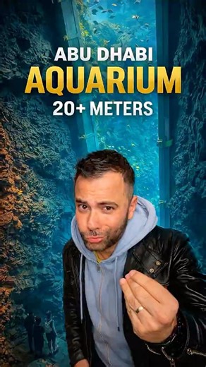 20m Aquarium Wall 🤯 This is Abu Dhabi