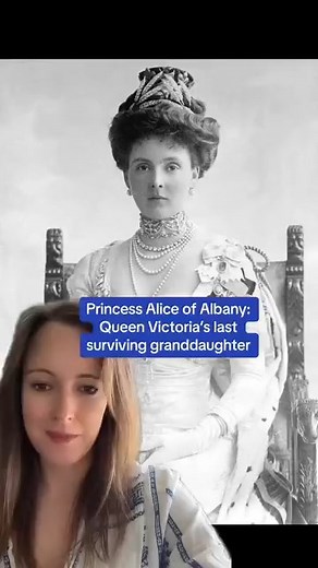 Princess Alice of Albany: Queen Victoria’s last surviving granddaughter. #historylovers #royalwomen #historyfacts #historywithamy #history #queenvictoria #princessaliceofalbany | History with Amy
