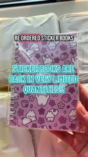 Limited Edition Sticker Books Available Now