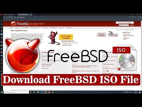📀 How to Download FreeBSD ISO File