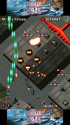 Strikers 1945 - Arcade - Kyushu J7W Shinden - Stage 3 Strikers 1945 (ストライカーズ1945), also known as Striker 1945, is a vertically scrolling shoot 'em up arcade game developed and published by Psikyo in 1995. In Japan, it was ported to the PlayStation and Sega Saturn by Atlus in 1996; later was also released as part of Psikyo Shooting Collection Vol. 1: Strikers 1945 I & II by Taito for the PlayStation 2 (in Europe by Play It under the name 1945 I & II: The Arcade Games). The game was followed by St