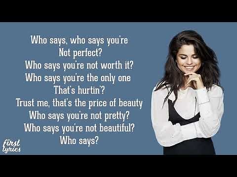 Selena Gomez The Scene - Who Says - Lyrics