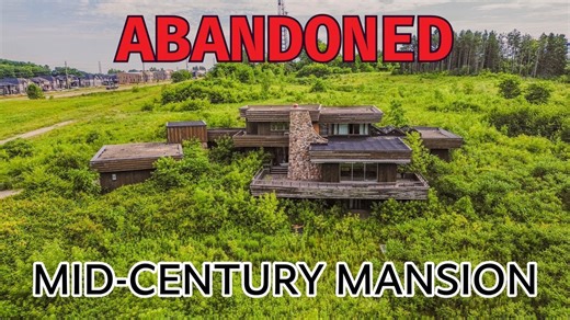 The abandoned Shantz House: Forgotten mid-century mansion exploration