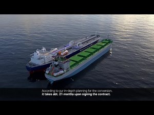 LNG dual fuel propulsion conversion work