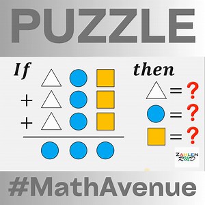 31K views · 133 reactions | PUZZLE | Math Avenue : Learn Math By Examples | Facebook