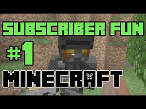 Playing Minecraft with subscribers