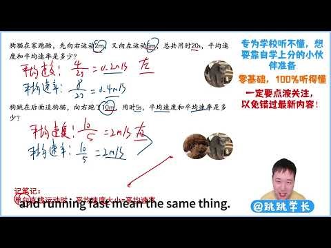 Lesson 6——Description of Motion——speed and velocity