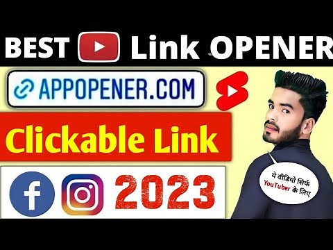 Appopener.net -Best YouTube App Opener 📎| ​How to add clickable link in instagram bio |Link conveter