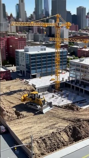 RC Bulldozer Earthmoving on a MEGA Miniature City Construction Site! 🏗️ (Incredible Scale Model! 🏙️)